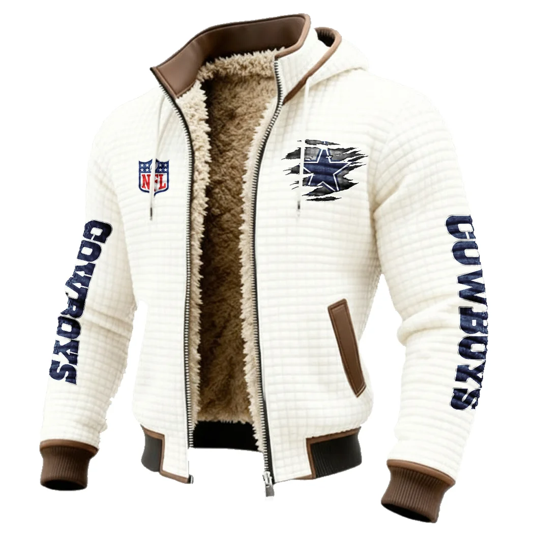 Silver Spurs Fleece-Lined Hooded Jacket, Rapid-Dry Fleece-Lined Hoody HVN1446DC - White - Image 2