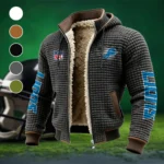 Match Day Prowlers Fleece-Lined Hooded Jacket, Elite Athlete Winter Jacket HVN1446DL - Grey