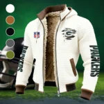 Game Day Squad Fleece-Lined Hooded Jacket, Weather-Shield Fleece Hoody HVN1446GP - White