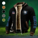Game Day Stampede Fleece-Lined Hooded Jacket, Storm-Ready Fleece-Lined Coat HVN1446IC - Black