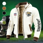 Fan Feline Squad Fleece-Lined Hooded Jacket, Arctic Protection Hooded Zip HVN1446JJ - White
