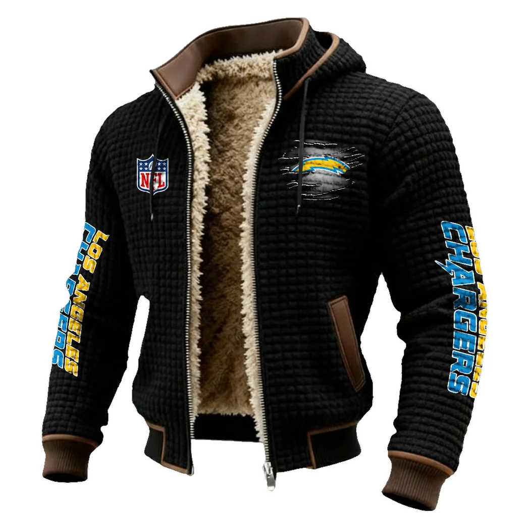 Game Day Sparks Fleece-Lined Hooded Jacket, Sub-Zero Fleece-Lined Shield HVN1446LC - Black - Image 2