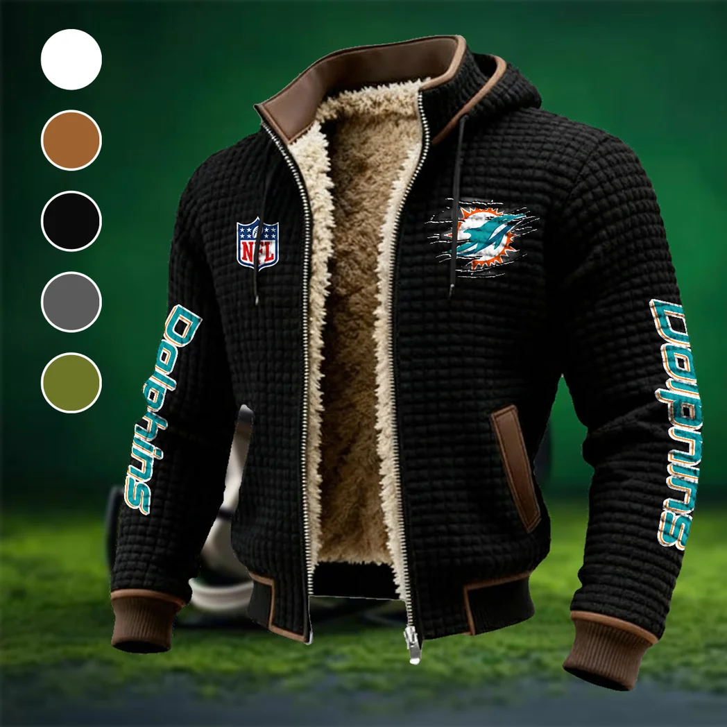 Midnight Saints Fleece-Lined Hooded Jacket, Cold-Snap Defense Jacket HVN1446MD - Black