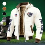 Hub Squad Fleece-Lined Hooded Jacket, Heavyweight Cozy Sport Shell HVN1446NP - White