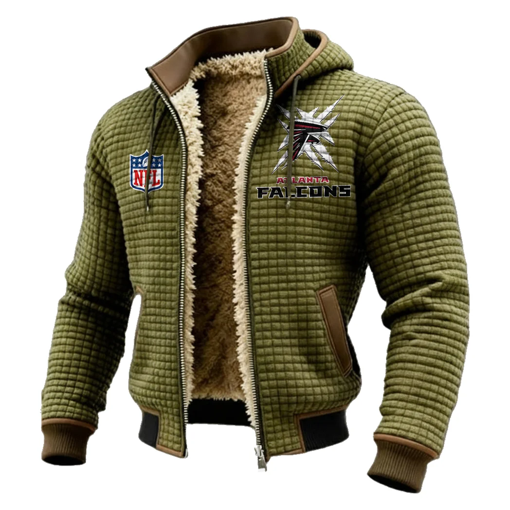 Game Day Fliers Fleece-Lined Hooded Jacket, Dynamic Training Hooded Shell HVN1447AF - Green - Image 2