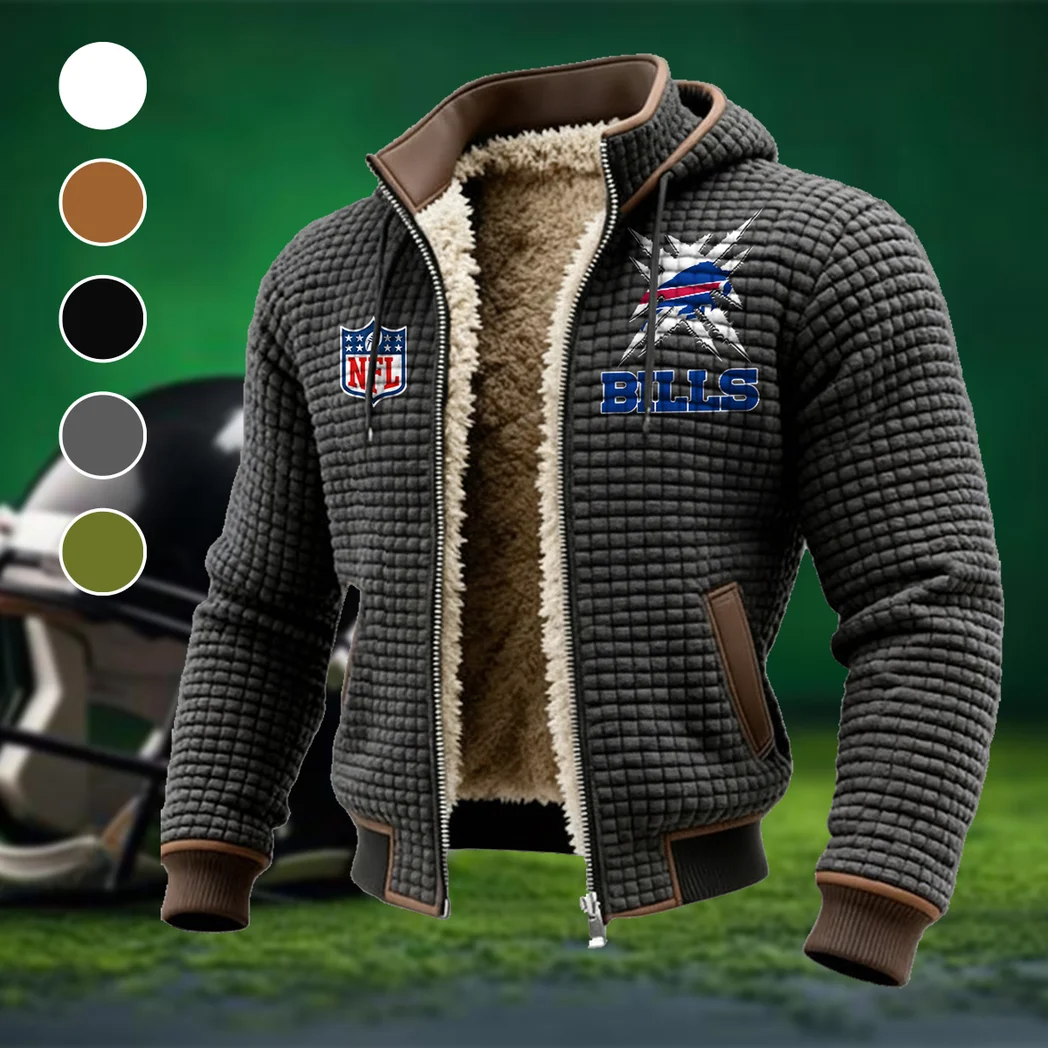 Midnight Stripes Fleece-Lined Hooded Jacket, High-Performance Trail Jacket HVN1447BB - Grey