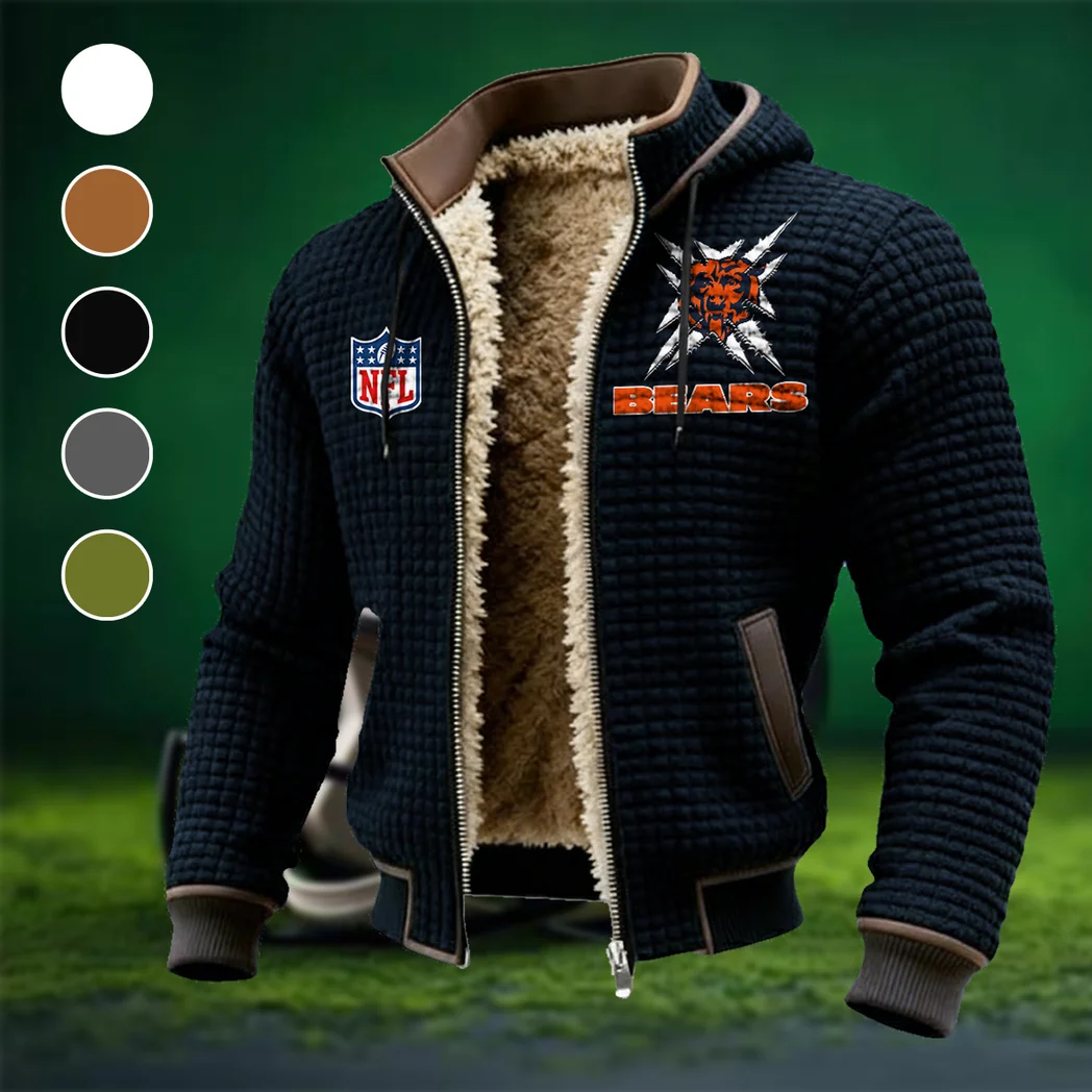 Midnight Stars Fleece-Lined Hooded Jacket, Endurance Sport Thermal Hoody HVN1447CB - Black