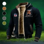 Queen City Squad Fleece-Lined Hooded Jacket, All-Mountain Hooded Fleece HVN1447CI - Black