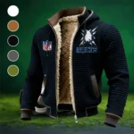 Colt Crew Fleece-Lined Hooded Jacket, Storm-Ready Fleece-Lined Coat HVN1447IC - Black
