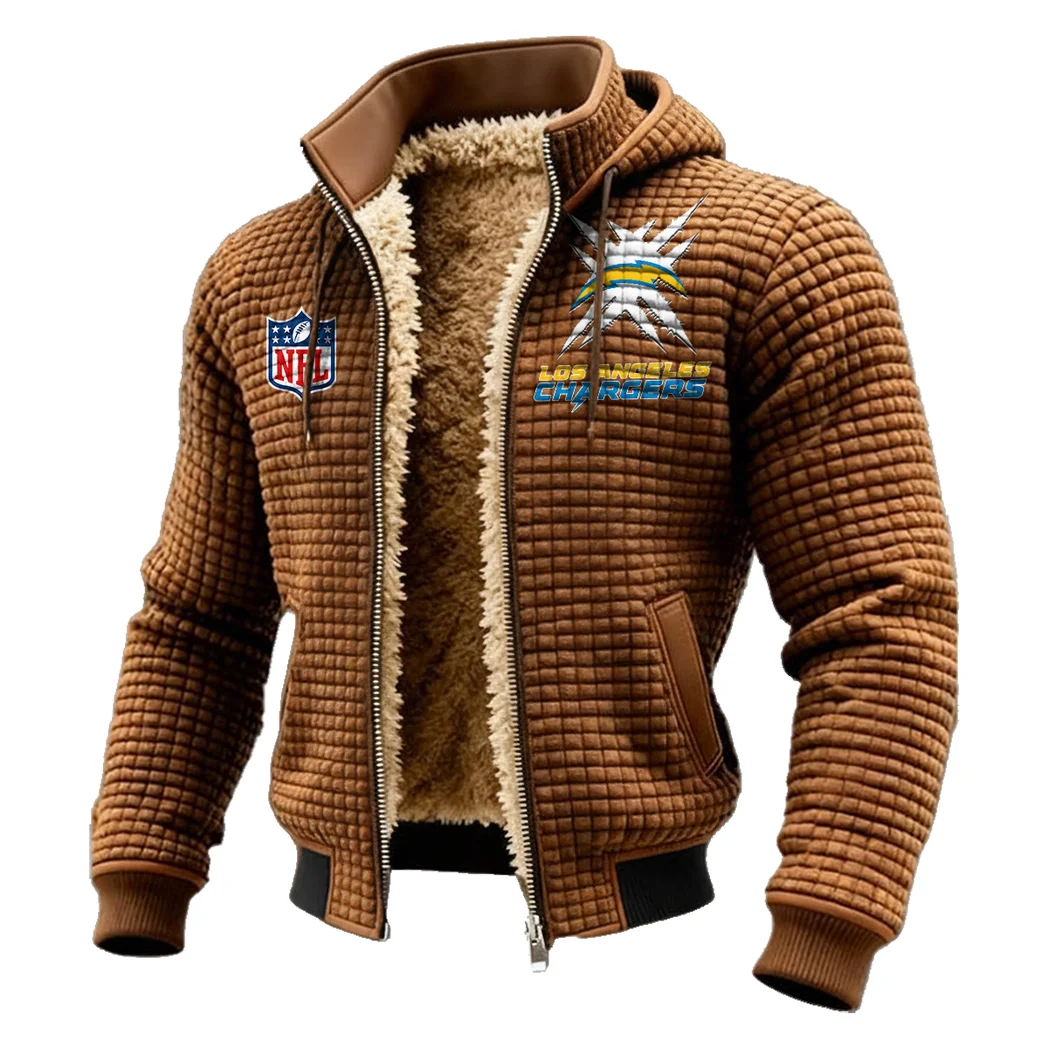 Blue Pride Fleece-Lined Hooded Jacket, Sub-Zero Fleece-Lined Shield HVN1447LC - brown - Image 2