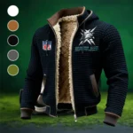Green Pride Fleece-Lined Hooded Jacket, Luxe Cloud-Fleece Hooded Shell HVN1447PE - Black