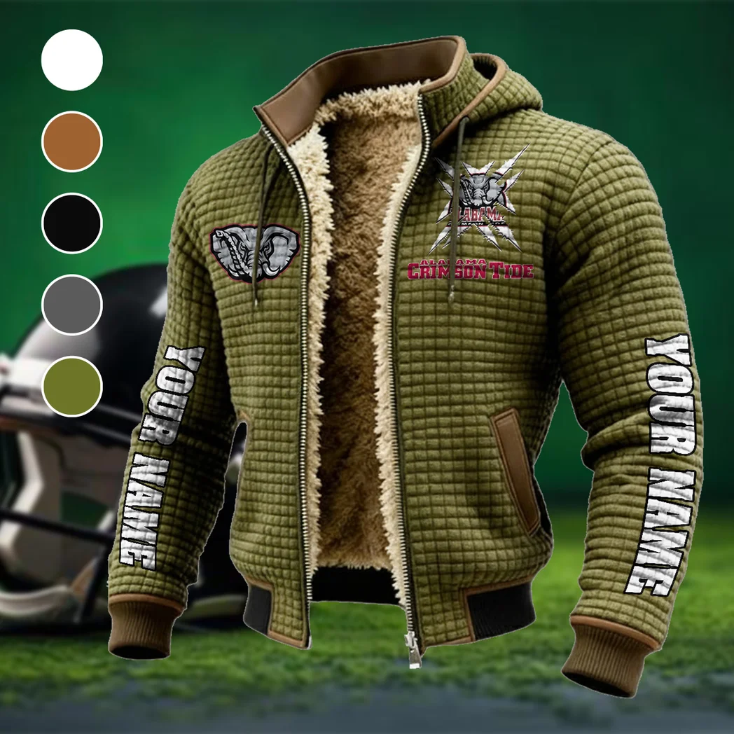 Title Town Fleece-Lined Hooded Jacket, Dynamic Training Hooded Shell HVN1448AC - Green