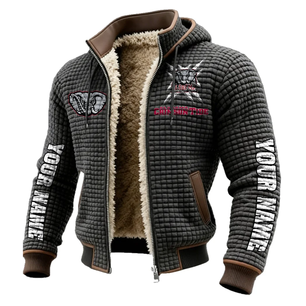 Title Town Fleece-Lined Hooded Jacket, Dynamic Training Hooded Shell HVN1448AC - Grey - Image 2