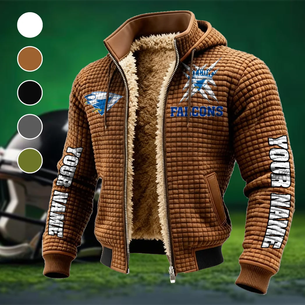 The Air Power Fleece-Lined Hooded Jacket, High-Performance Trail Jacket HVN1448AF - brown