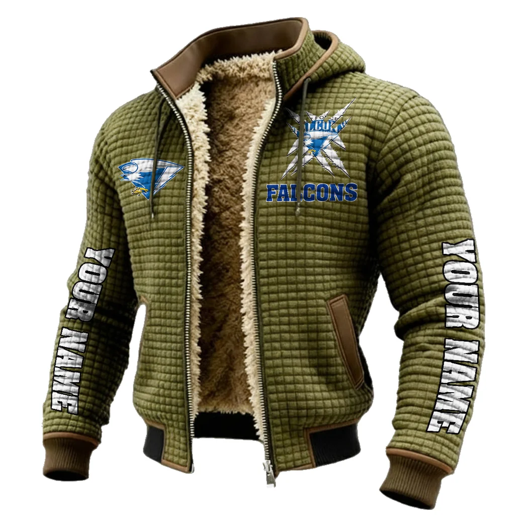 The Air Power Fleece-Lined Hooded Jacket, High-Performance Trail Jacket HVN1448AF - Green - Image 2