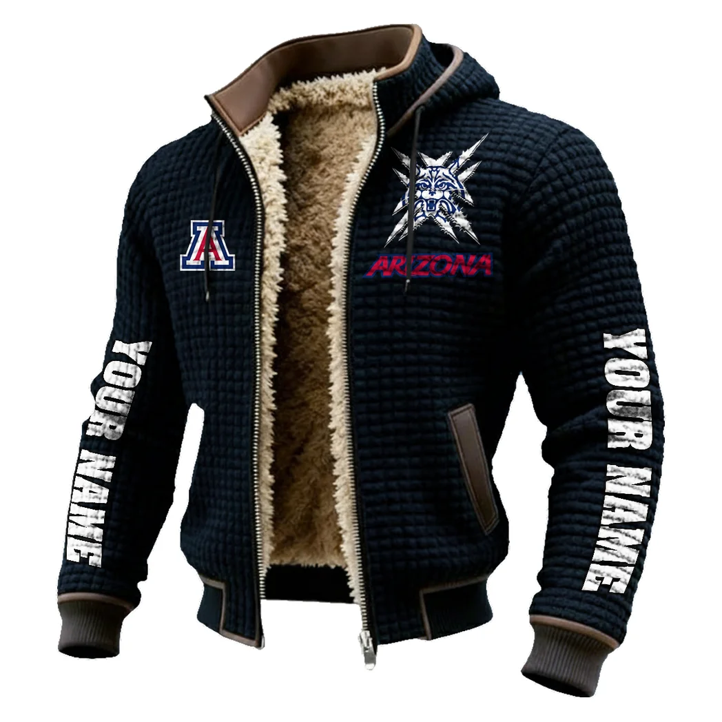 The Desert Stars Fleece-Lined Hooded Jacket, Rapid-Dry Fleece-Lined Hoody HVN1448AW - Black - Image 2