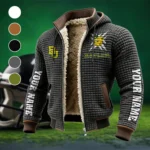 The Baylor Line Fleece-Lined Hooded Jacket, Elite Athlete Winter Jacket HVN1448BB - Grey