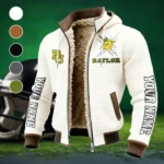 The Baylor Line Fleece-Lined Hooded Jacket, Elite Athlete Winter Jacket HVN1448BB - White