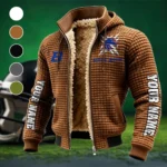 The Boise Force Fleece-Lined Hooded Jacket, Storm-Ready Fleece-Lined Coat HVN1448BS - brown