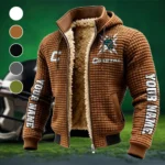 The Chant Power Fleece-Lined Hooded Jacket, Cold-Snap Defense Jacket HVN1448CC - brown