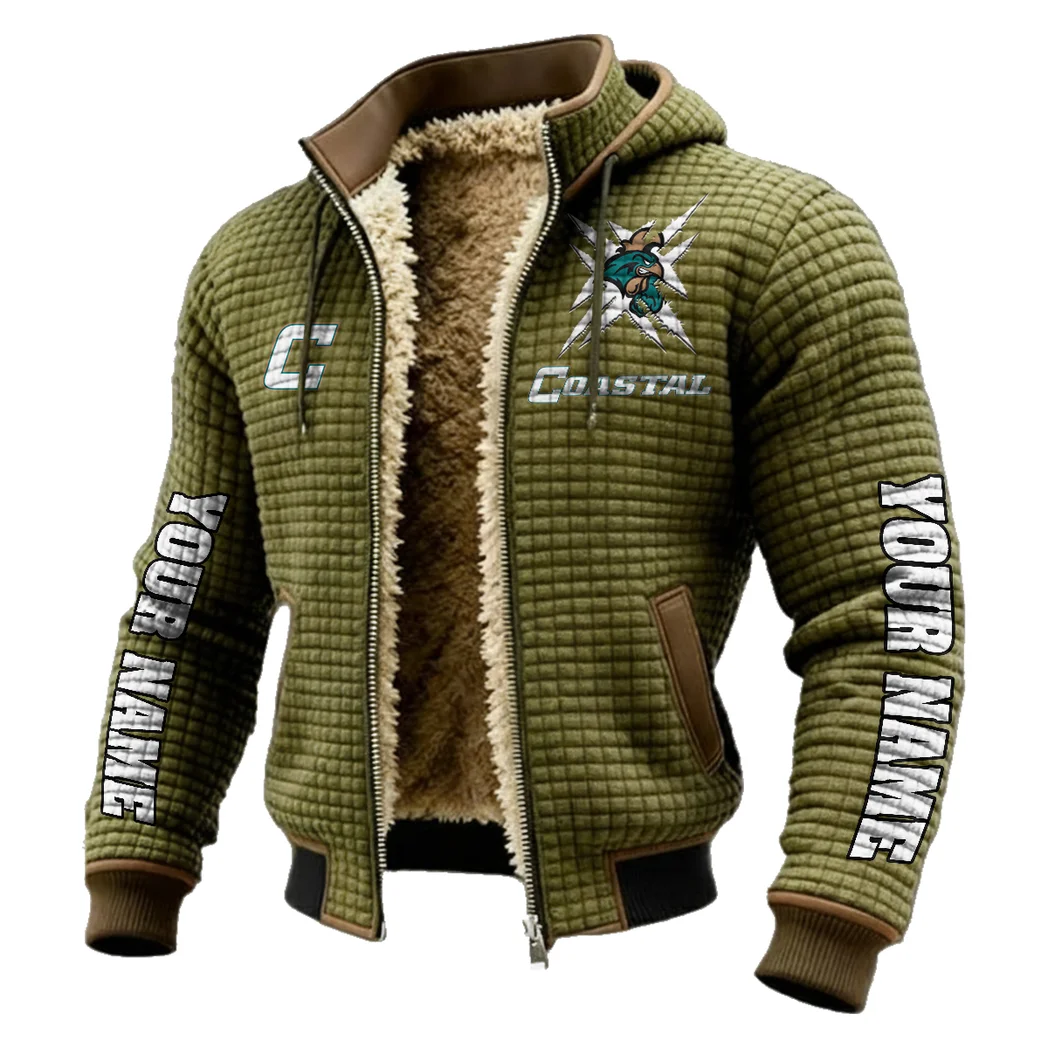 The Chant Power Fleece-Lined Hooded Jacket, Cold-Snap Defense Jacket HVN1448CC - Green - Image 2