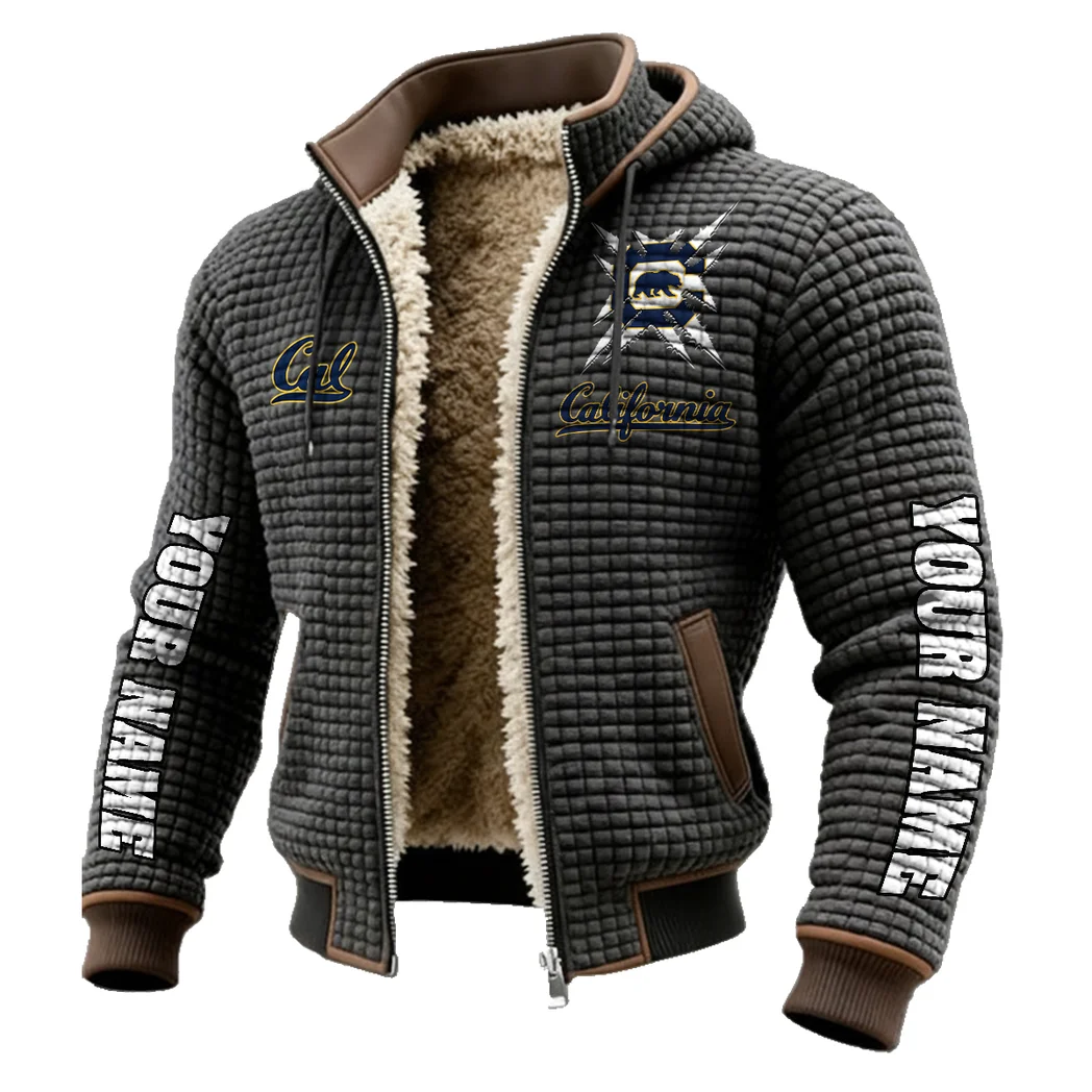 The Berkeley Elite Fleece-Lined Hooded Jacket, Rugged Terrain Fleece Hoody HVN1448CG - Grey - Image 2