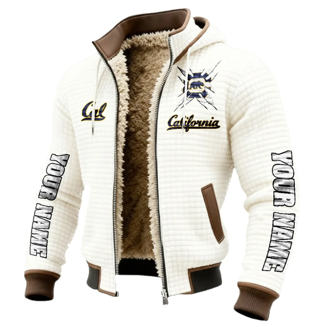 The Berkeley Elite Fleece-Lined Hooded Jacket, Rugged Terrain Fleece Hoody HVN1448CG - White - Image 2