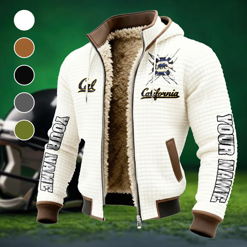 The Berkeley Elite Fleece-Lined Hooded Jacket, Rugged Terrain Fleece Hoody HVN1448CG - White