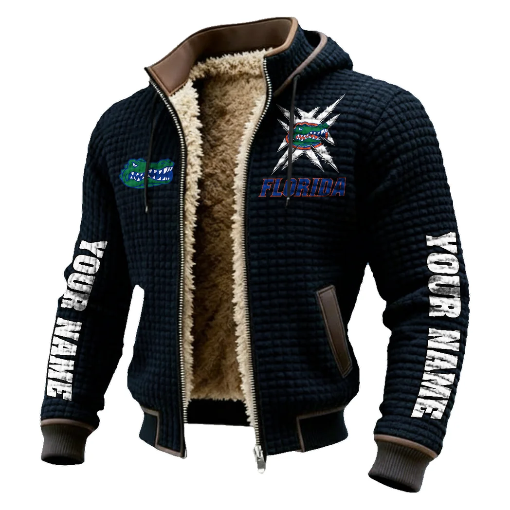 The Florida Elite Fleece-Lined Hooded Jacket, Luxe Cloud-Fleece Hooded Shell HVN1448FG - Black - Image 2