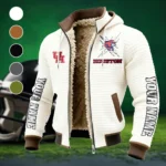 Space City Coogs Fleece-Lined Hooded Jacket, Warmth-Lock Fleece-Lined Zip HVN1448HC - White