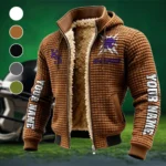 Purple Pride Fleece-Lined Hooded Jacket, Peak Performance Hooded Shell HVN1448KS - brown