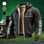 The Kentucky Power Fleece-Lined Hooded Jacket, Rapid-Dry Fleece-Lined Hoody HVN1448KW - Grey