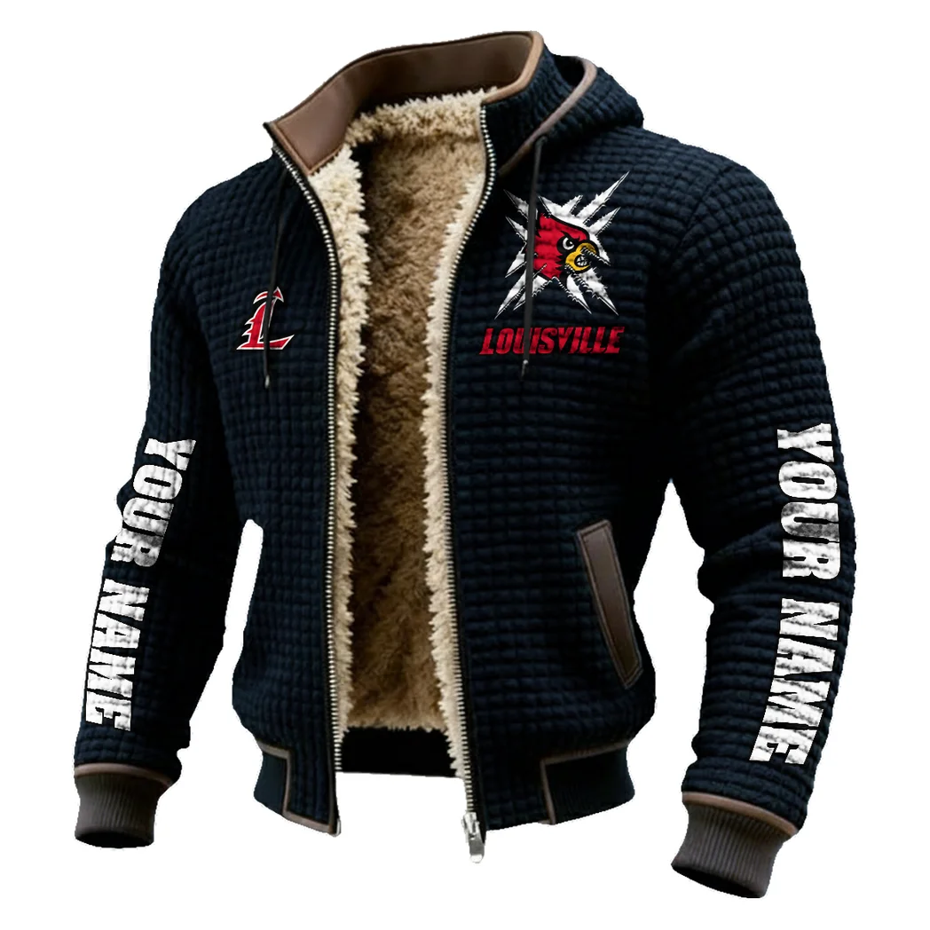 The Ville Fleece-Lined Hooded Jacket, Elite Athlete Winter Jacket HVN1448LC - Black - Image 2