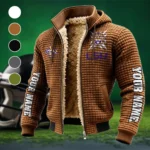 The LSU Spirit Fleece-Lined Hooded Jacket, Weather-Shield Fleece Hoody HVN1448LS - brown