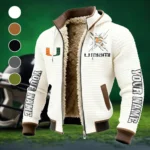 The Miami Spirit Fleece-Lined Hooded Jacket, Arctic Protection Hooded Zip HVN1448MH - White