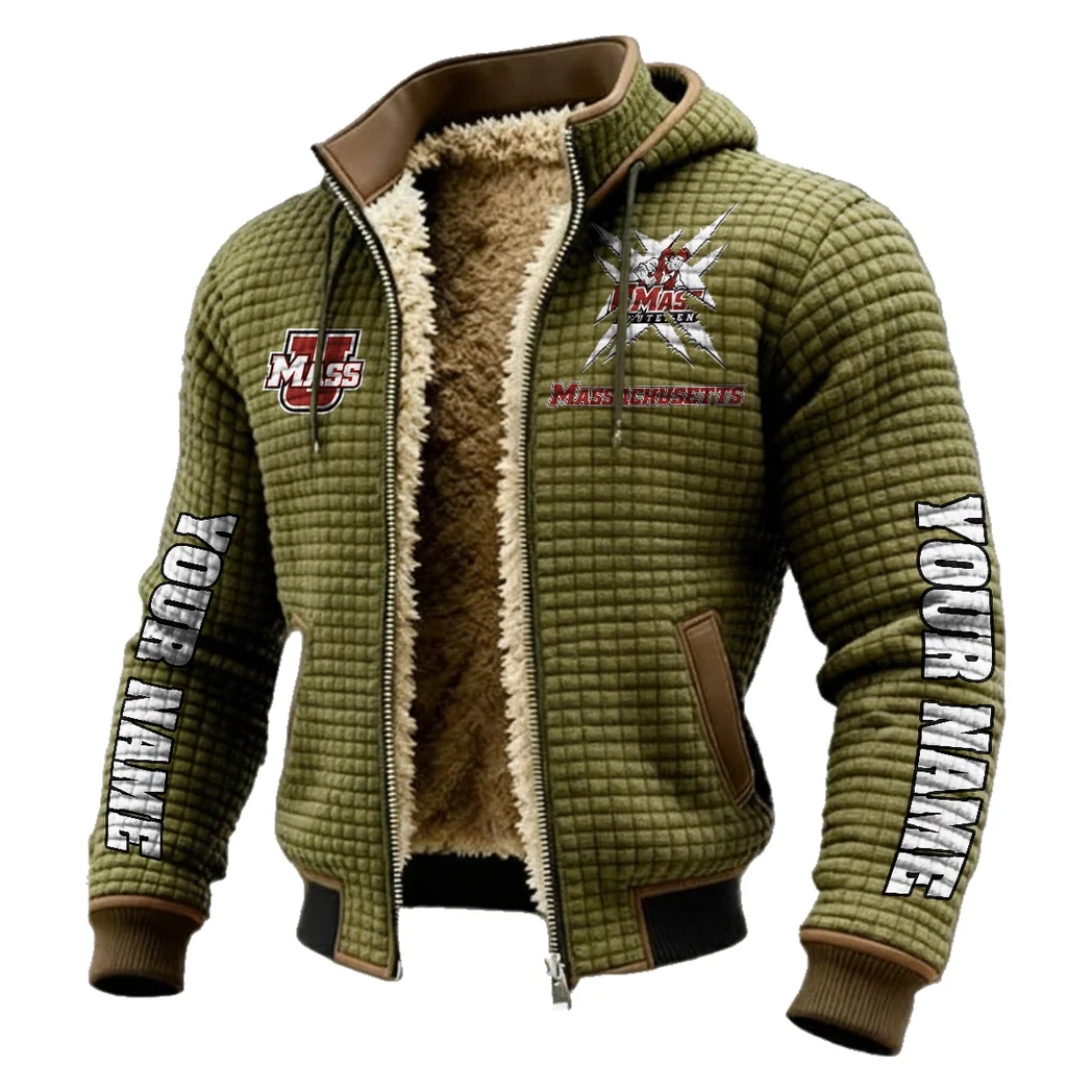 The Minutemen Fleece-Lined Hooded Jacket, Elemental Guard Sport Jacket HVN1448MM - Green - Image 2