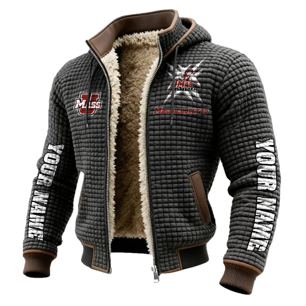 The Minutemen Fleece-Lined Hooded Jacket, Elemental Guard Sport Jacket HVN1448MM - Grey - Image 2