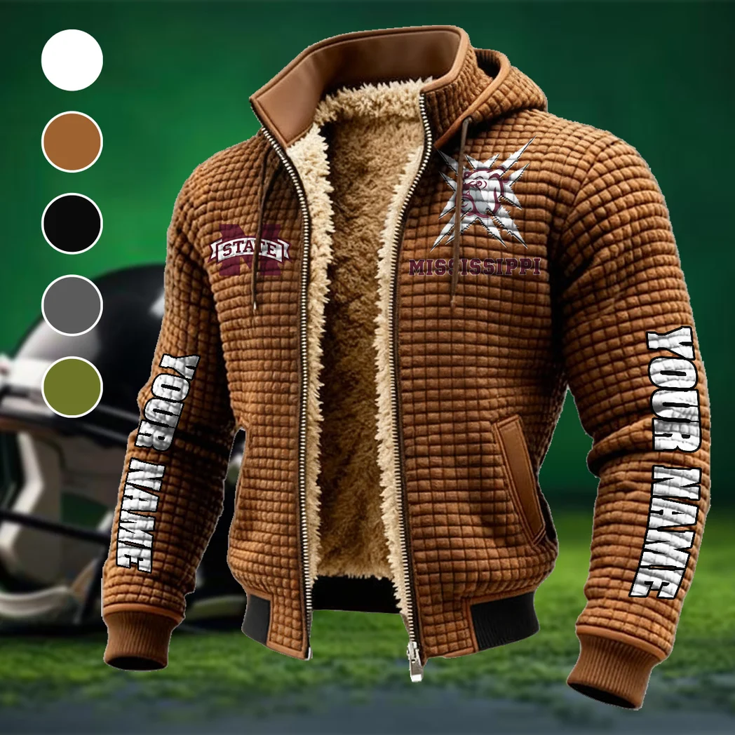 The MSU Pride Fleece-Lined Hooded Jacket, Sub-Zero Fleece-Lined Shield HVN1448MS - brown