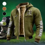 The Tigers Fleece-Lined Hooded Jacket, Rugged Terrain Fleece Hoody HVN1448MT - Green