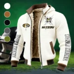 The Tigers Fleece-Lined Hooded Jacket, Rugged Terrain Fleece Hoody HVN1448MT - White