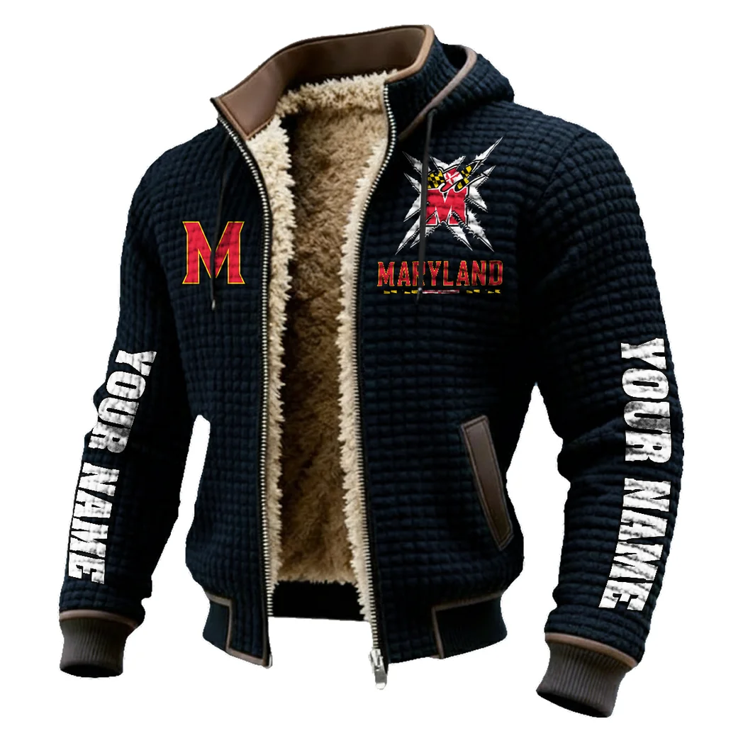 The Maryland Fleece-Lined Hooded Jacket, Cold-Snap Defense Jacket HVN1448MT - Black - Image 2