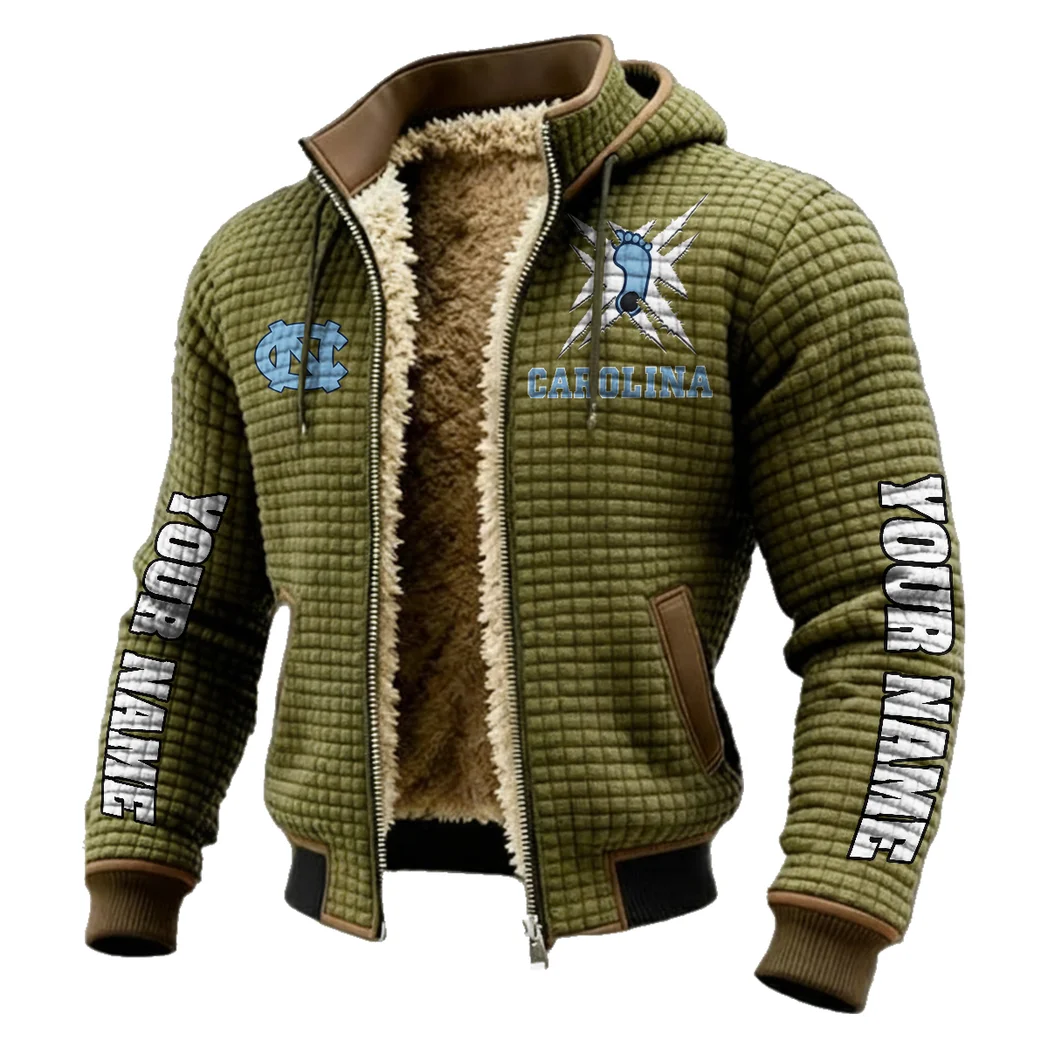 The Tar Heel Power Fleece-Lined Hooded Jacket, High-Density Comfort Fleece HVN1448NC - Green - Image 2