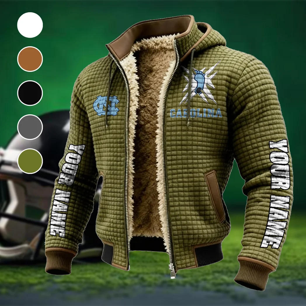 The Tar Heel Power Fleece-Lined Hooded Jacket, High-Density Comfort Fleece HVN1448NC - Green