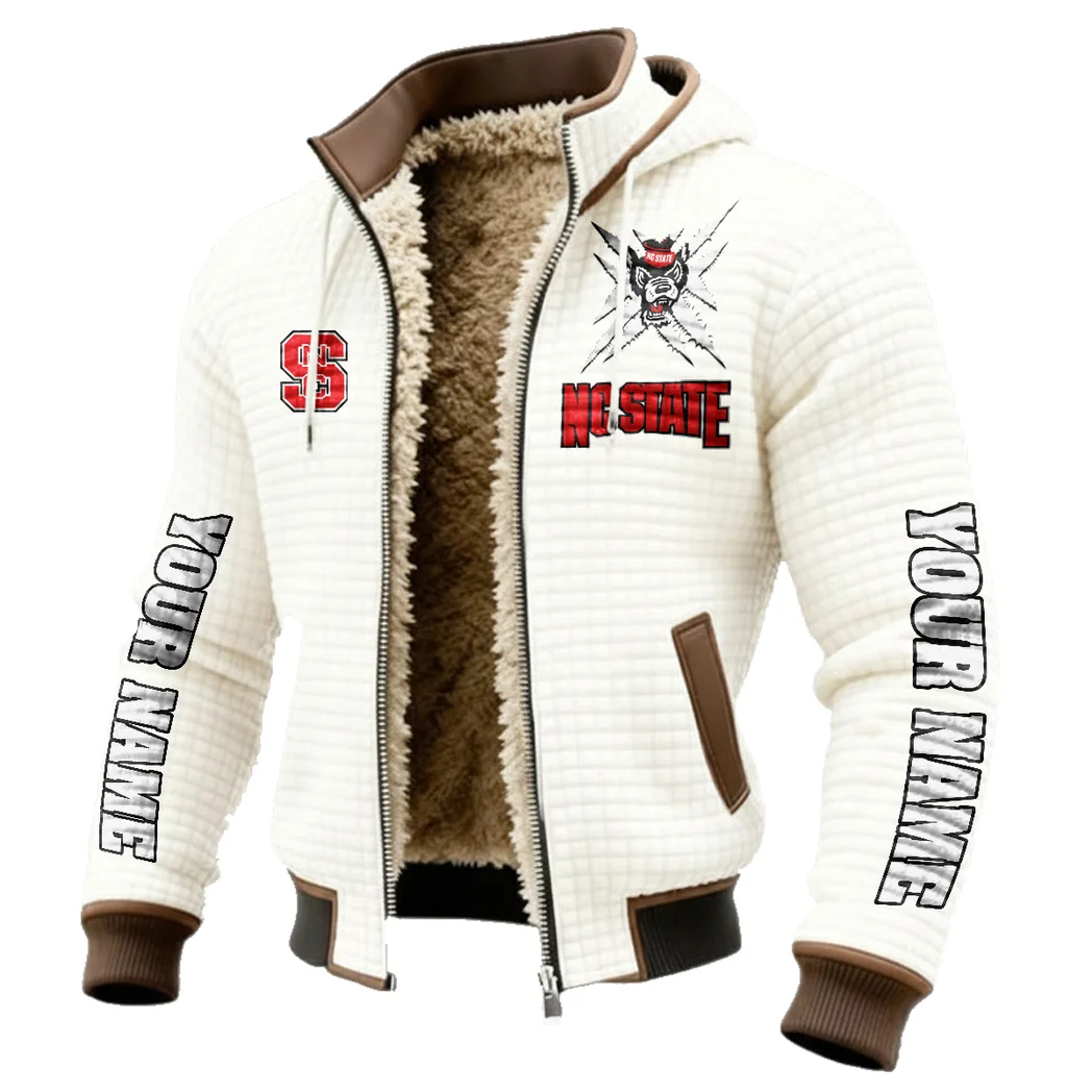 Raleigh’s Finest Fleece-Lined Hooded Jacket, Luxe Cloud-Fleece Hooded Shell HVN1448NC - White - Image 2