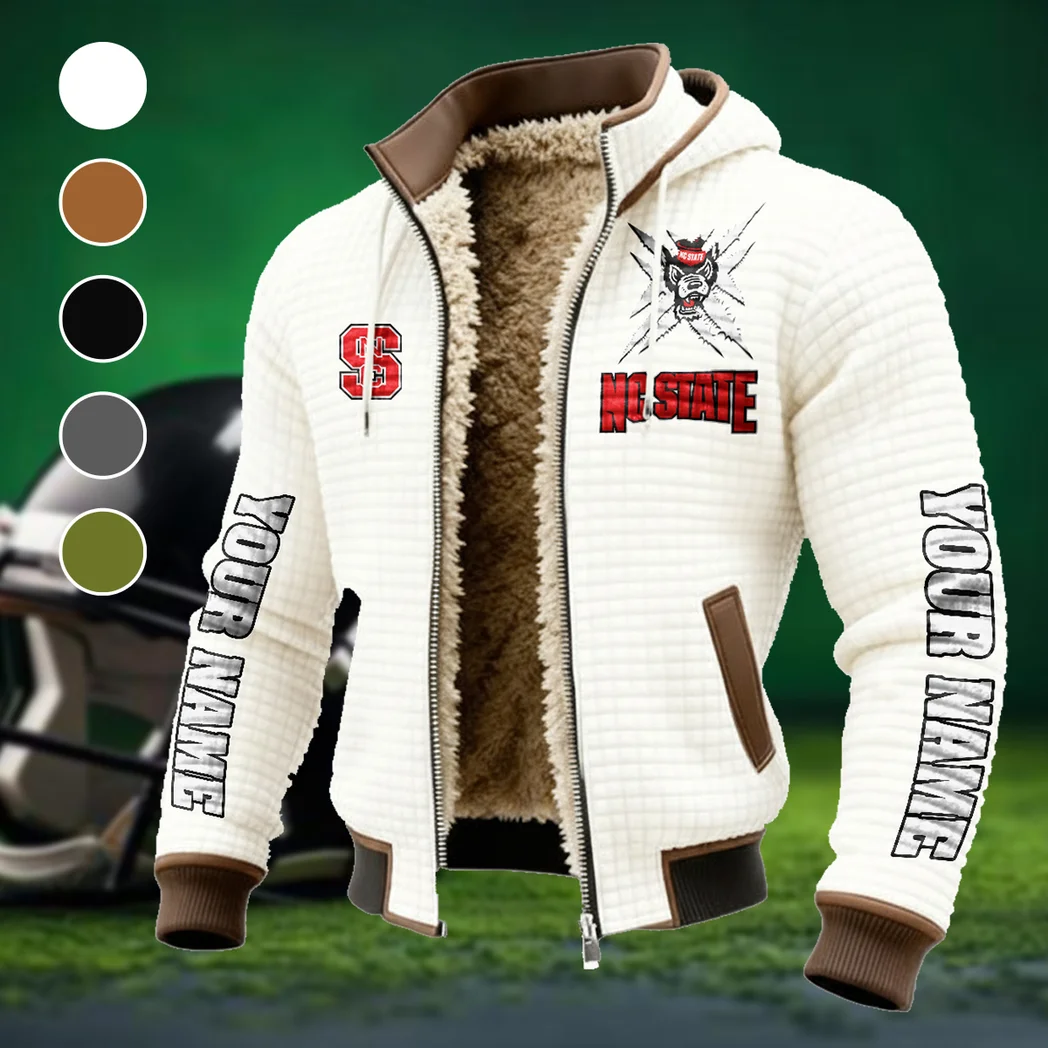 Raleigh’s Finest Fleece-Lined Hooded Jacket, Luxe Cloud-Fleece Hooded Shell HVN1448NC - White