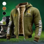 The Fighting Irish Fleece-Lined Hooded Jacket, Premium Bonded Fleece Jacket HVN1448ND - Green