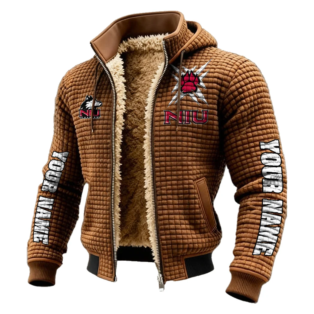 The NIU Spirit Fleece-Lined Hooded Jacket, Breathable Warmth Sport Jacket HVN1448NI - brown - Image 2
