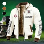 The NMSU Force Fleece-Lined Hooded Jacket, Modern Athletic Hybrid Parka HVN1448NM - White
