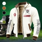 The Lobo Ambush Fleece-Lined Hooded Jacket, Warmth-Lock Fleece-Lined Zip HVN1448NM - White