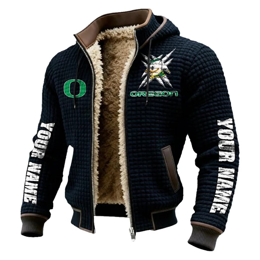 The Duck Spirit Fleece-Lined Hooded Jacket, Endurance Sport Thermal Hoody HVN1448OD - Black - Image 2
